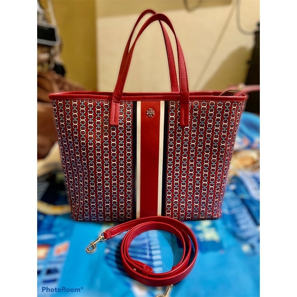 Preloved: Tory Burch Gemini Tote Small (Red)