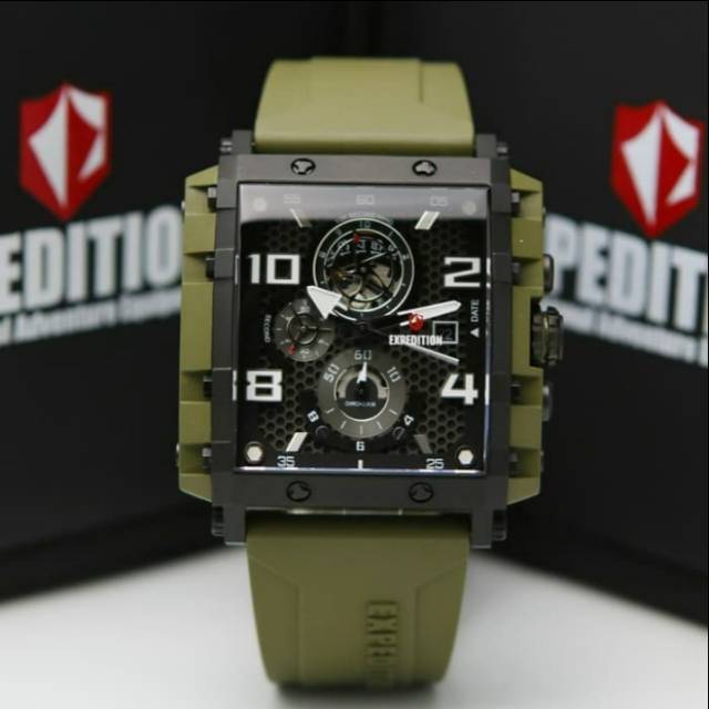 Pria EXPEDITION 6757 Black Green Rubber ORI