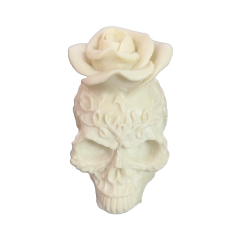 SIY  Flower Skull Silicone Mold Resin Epoxy Casting Making DIY Soap Candle Jewelry