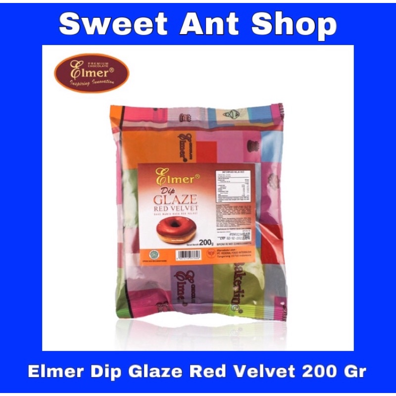 Elmer Dip Glaze Red Velvet 200 Gr