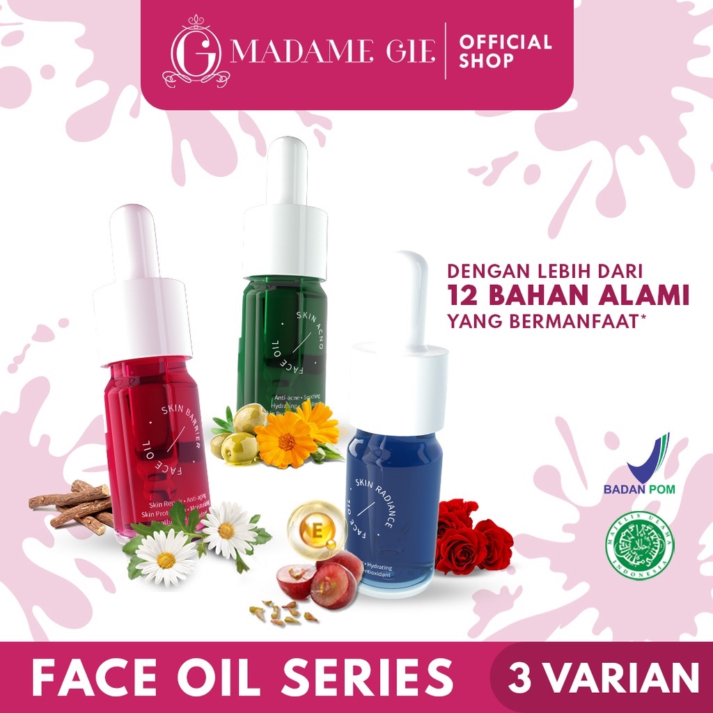 ❤ MEMEY ❤ MADAME GIE Face Oil | Skin Radiance | Acno | Barrier