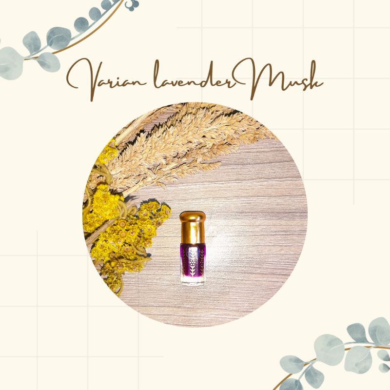 Misk Thaharah | Varian Lavender Musk | Original 100% Bibit Dubai | Parfum Pria dan Wanita