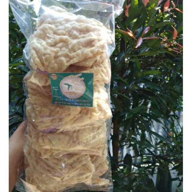 

Oleh oleh Cemilan keripik batagor original gurih isi 12pcs gratis Bublewarp