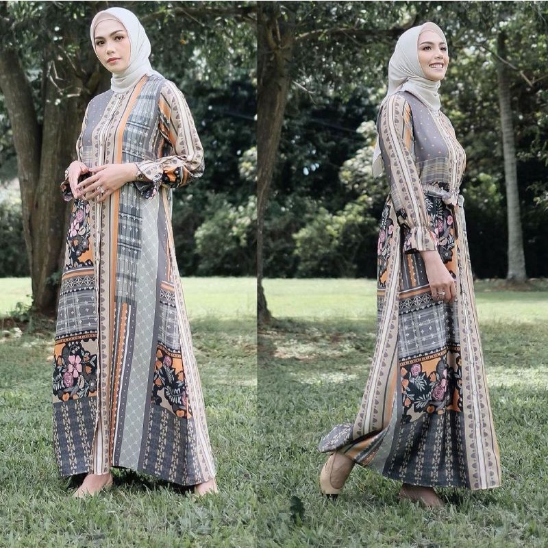 Dress Vanilla Hijab #Binar #limited