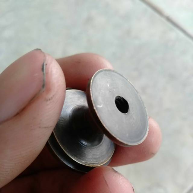 Handle / Tarikan Laci Lemari Jendela Pintu Rumah Kuningan / Knop Polos 2.5cm