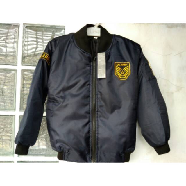 Jacket Bomber anak polos