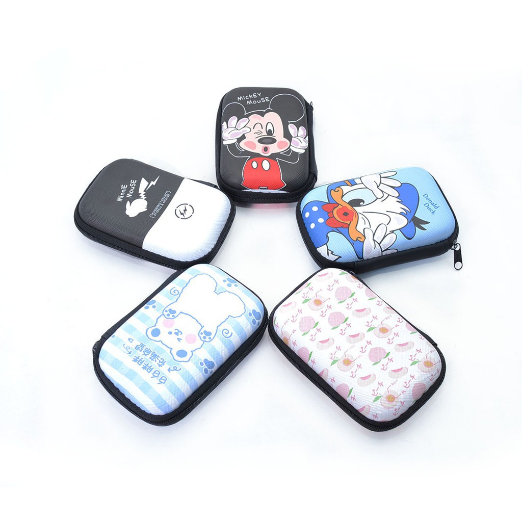 PVC PERSEGI PANJANG - Dompet Headset/ Dompet Koin/ Dompet Charger / Pouch Headset 9152-2