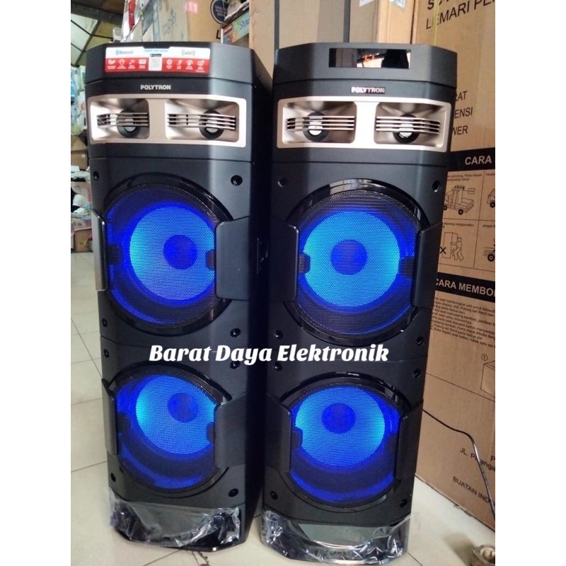 POLYTRON SPEAKER AKTIF POLYTRON PAS 10D28 BLUETOOTH USB KARAOKE PAS10D28