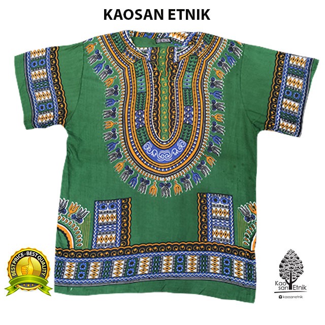  Baju Etnik  Kaos Etnik  Dashiki Bohemian Style All Size Pria 