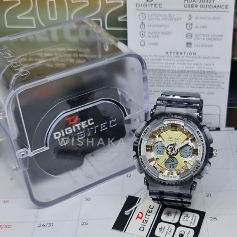 Jam Tangan Digitec MDA-3032T Original