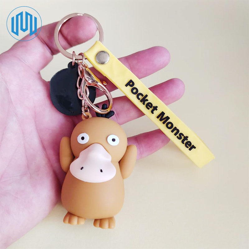 Gantungan Kunci Unik Karakter Pokemon Pikachu-Psyduck