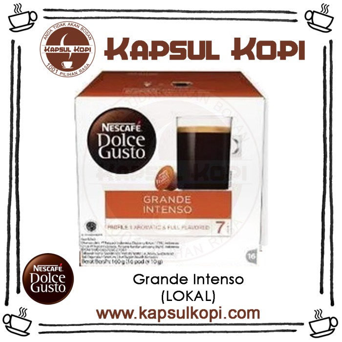 

PALING MURAH! Grande Intenso Kapsul Kopi Nescafe Dolce Gusto Capsule