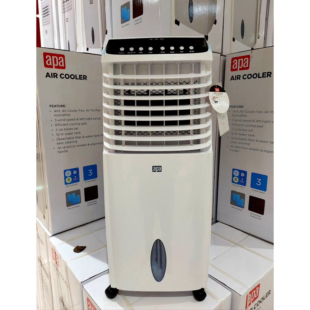 AIR COOLER 10L WHITE / PENYEJUK RUANGAN 100W / KIPAS AIR ELEKTRIK