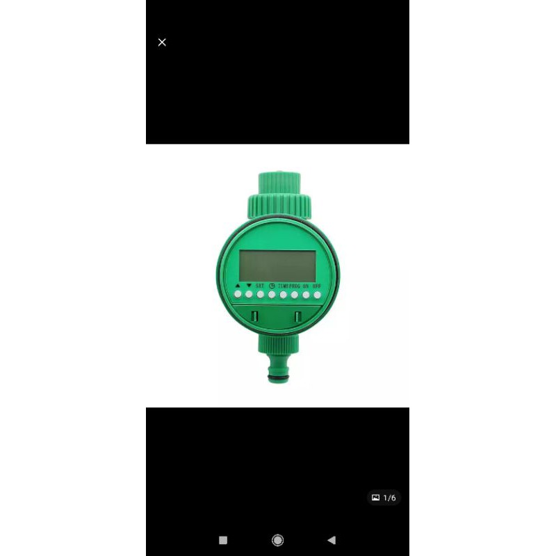 water time/stop kran air otomatis