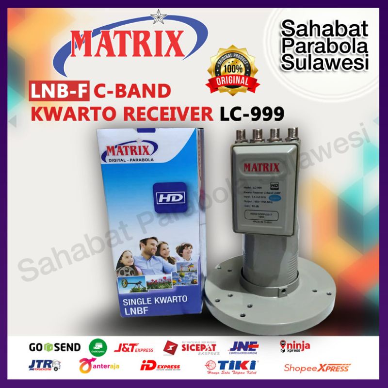 LNB C-BAND KWARTO 4 OUTPUT MATRIX