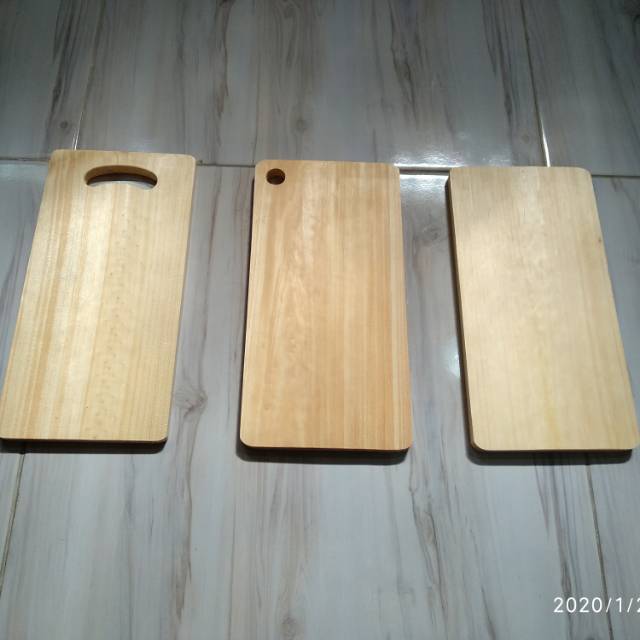 Talenan Kayu Pinus Kotak plong 30 x 15 MURAH TEBAL / Wooden Cutting Board