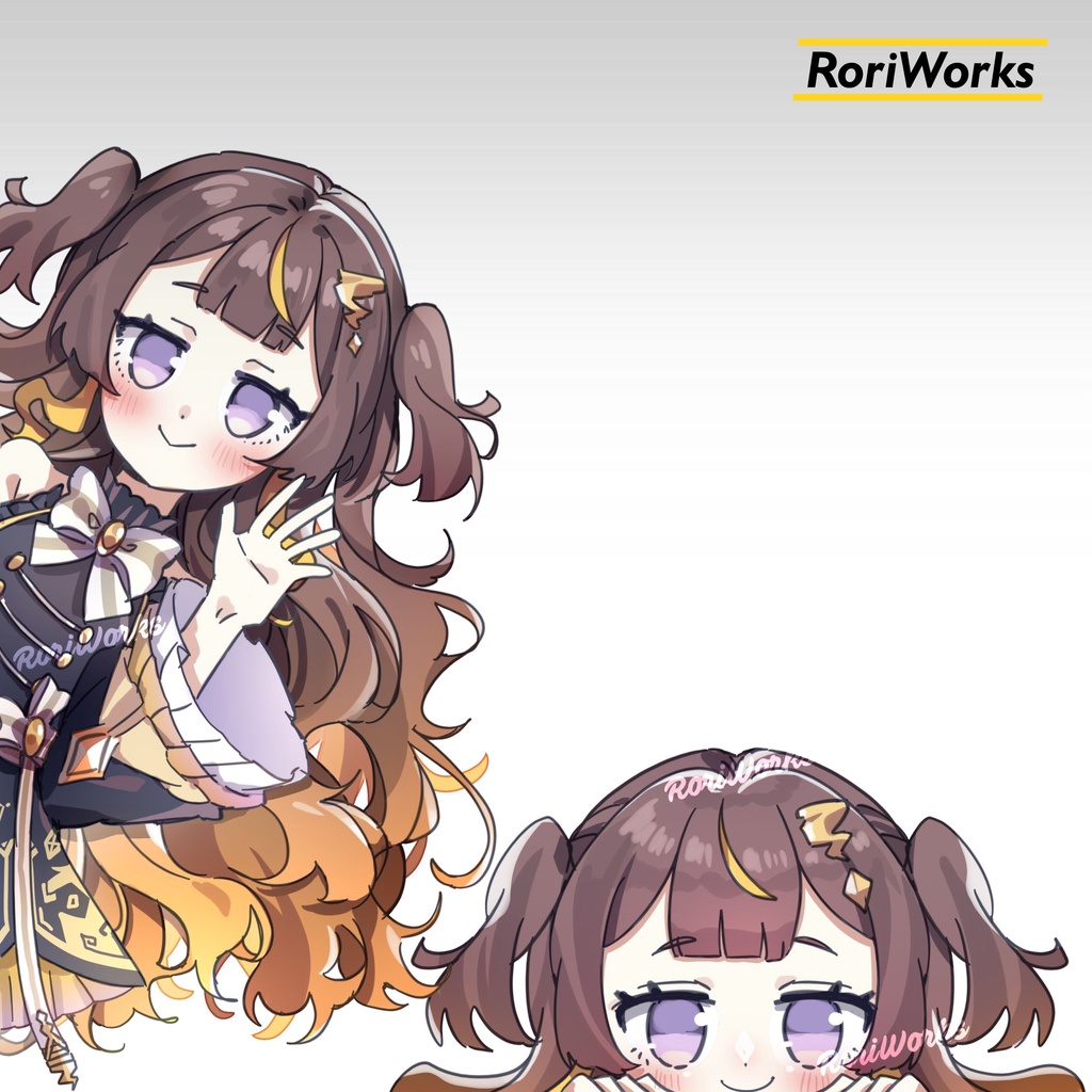 Stiker Anime Intip - Anya Melfissa | hololive