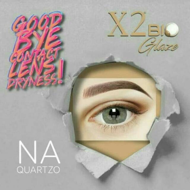 x2 bio glaze softlens warna tanpa pinggiran hitam mirip nobluk cocok mata sensitif bisa minus tinggi