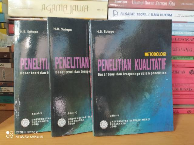 Metodologi Penelitian Kualitatif H B Sutopo Shopee Indonesia