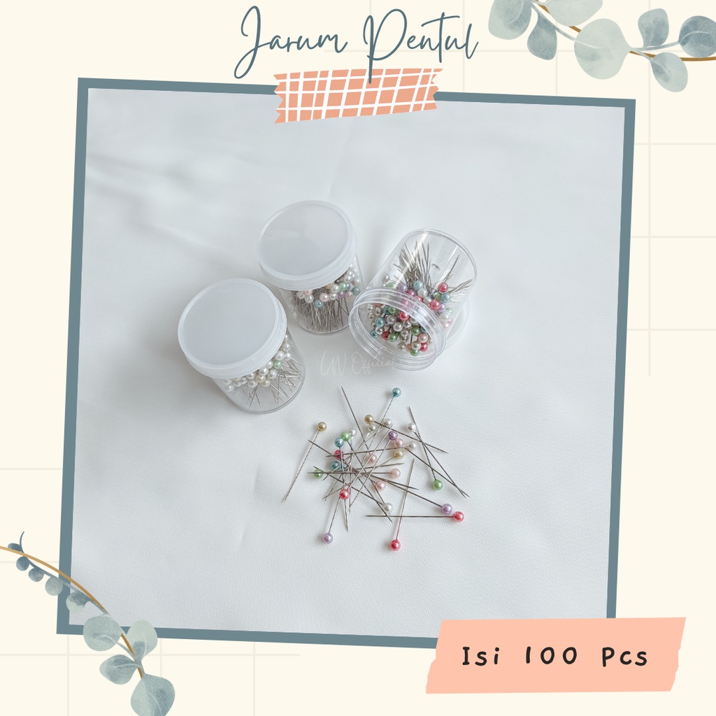 Jarum Pentul isi 100 pcs Stainless Super tajam