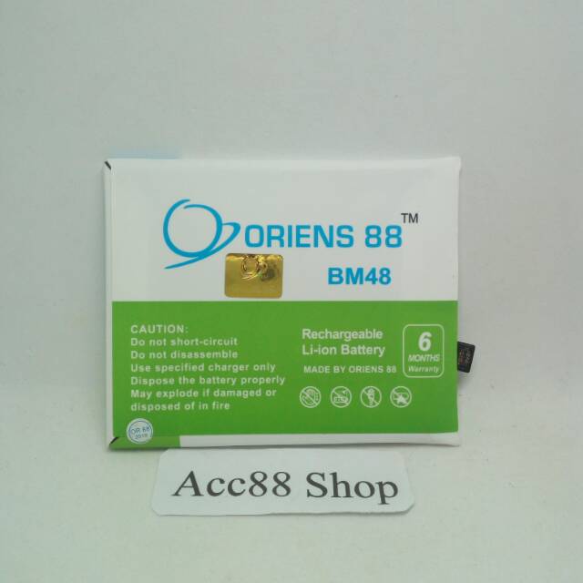 Baterai Batre Battery Double Power Xiaomi Redmi Mi Note 2 BM48 OR88/ Oriens88