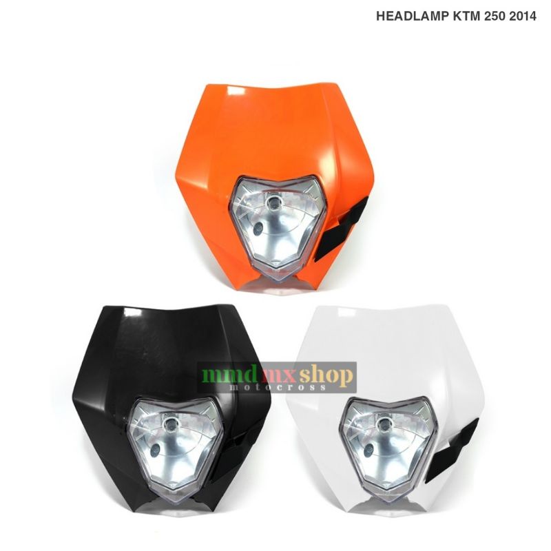 Headlamp lampu depan ktm 250 2014 Reflektor lampu batok ktm 250 sixday