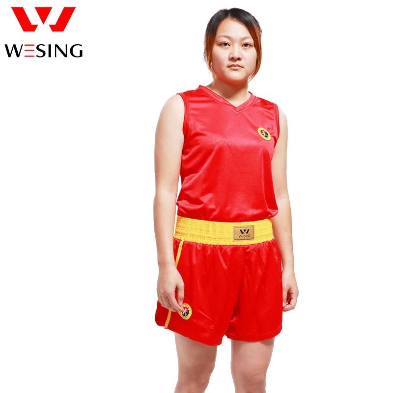 Baju Wushu sanda Putri Wesing Original seragam tanding tanpa naga