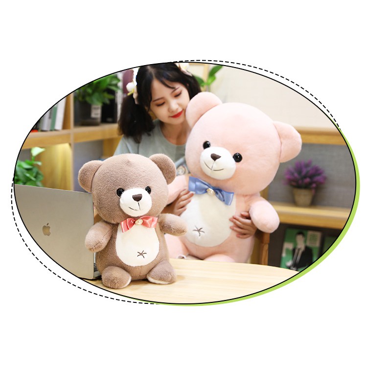 Boneka Teddy Bear Lucu  Bahan Plush