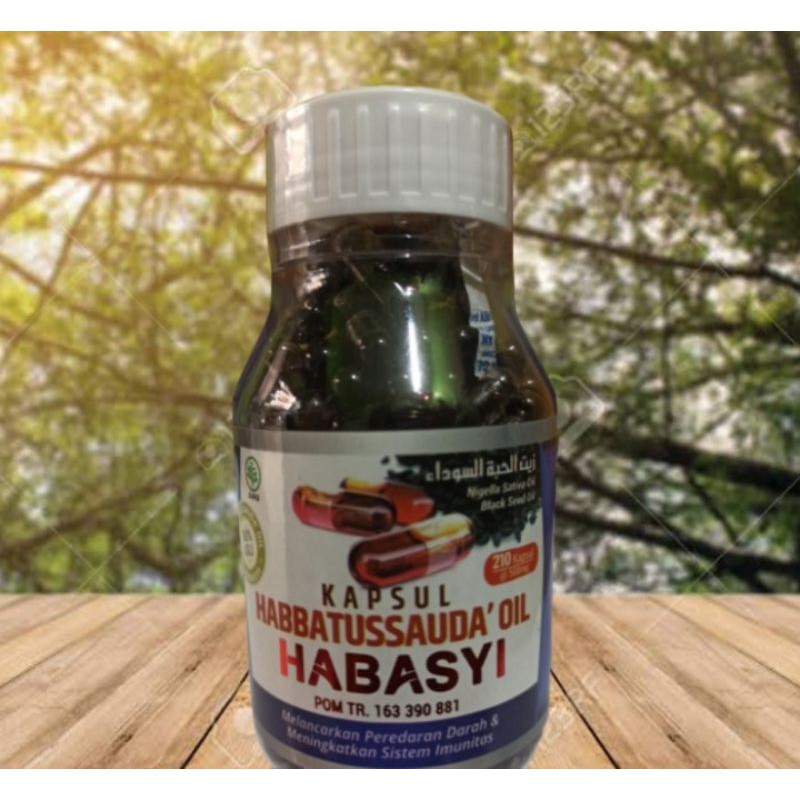 Habasi oil kapsul habatusauda isi 200 kapsul di jamin asli