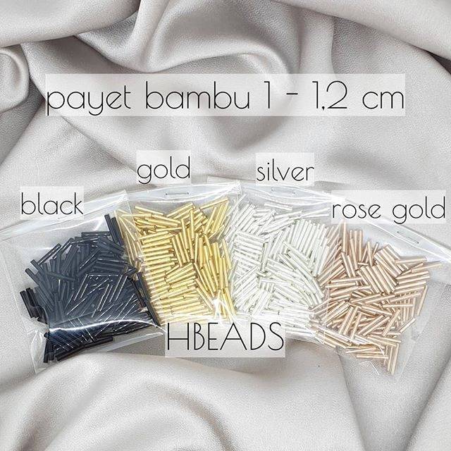 B1003 | 10 gr Bambu 12mm payet / mote bambu semi jepang