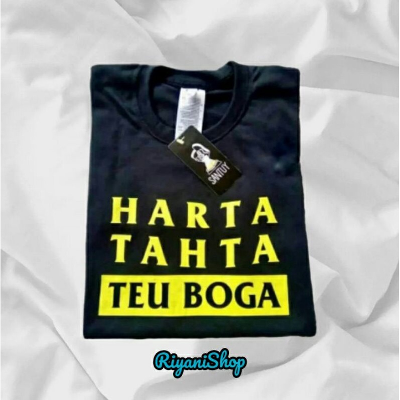 kaos tulisan harta tahta teu boga kaos distro kaos tulisan sunda unik kaos plesetan lucu