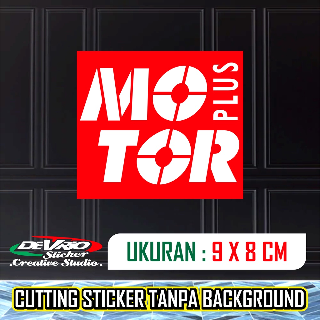 Jual Stiker Motor Plus Motorplus Cutting Sticker Custom Suka Suka Untuk