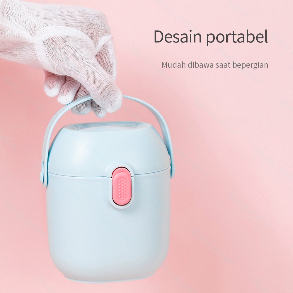 Mumystation Kotak Penyimpanan Susu Bubuk Serba Guna bayi /Wadah Tempat susu bubuk bayi