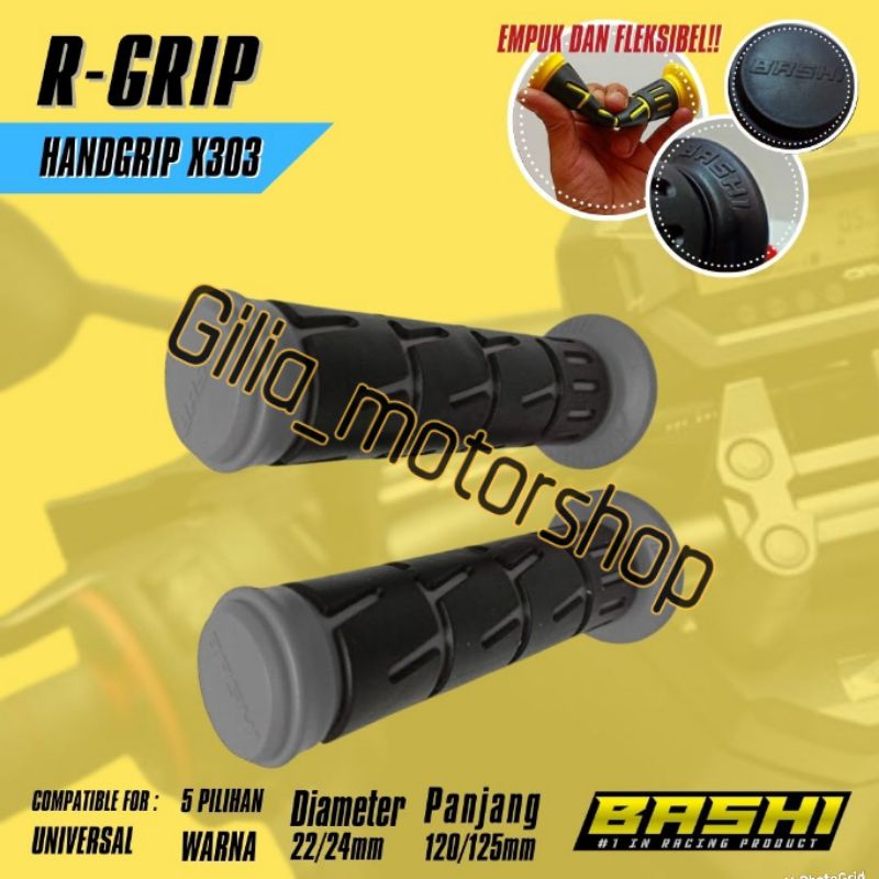 Handgrip Handfat Bashi R-Grip X303 Grip Bashi Flexible Quality Tpr Thermoplastic Universal Motor