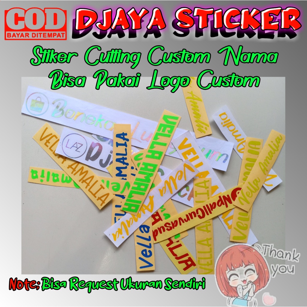 

STIKER CUTTING CUSTOM NAMA SENDIRI BEBAS REQUEST BAHAN REFLECTIVE ( MENYALA TERKENA CAHAYA ) STIKER HOLOGRAM | NAMA SENDIRI | STIKER NAMA