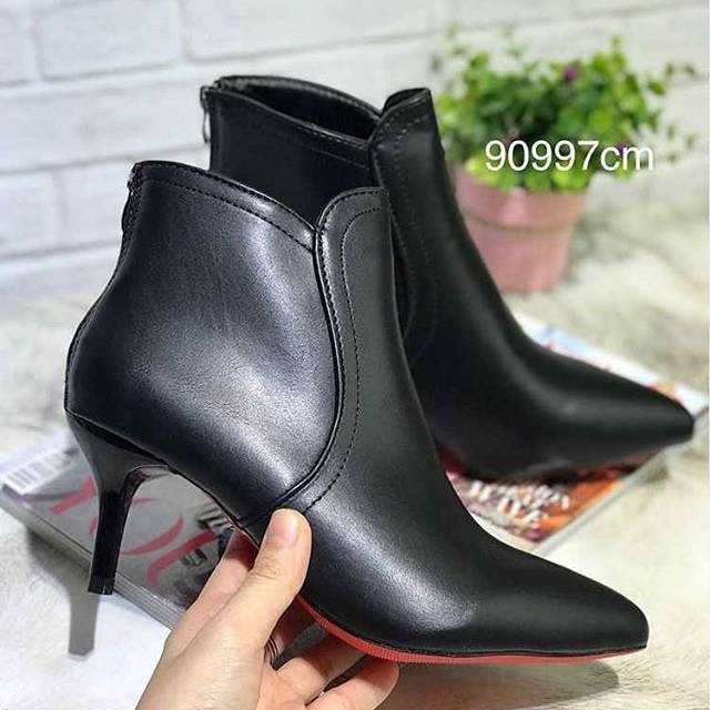 9099 SEPATU BOOTS HEELS 7 & 9 CM