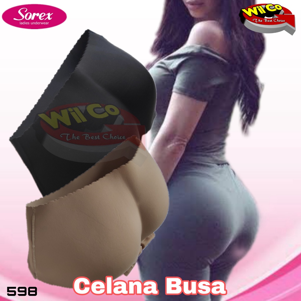 K598 - (Harga Per 1Pcs) CELANA BUSA WANITA SHAPEWARE PAKAIAN WANITA CD BUSA PEMBENTUK BOKONG SEXY SOREX SIZE S - XL