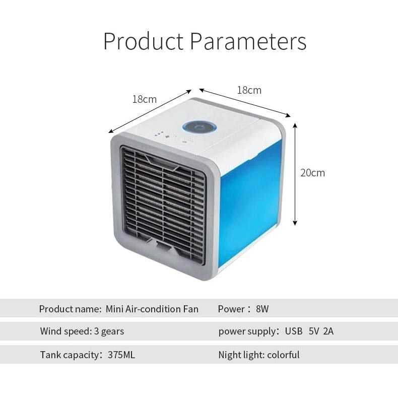 Air Cooler AC Mini Pendingin AC Portable Praktis Hemat Energi Mudah