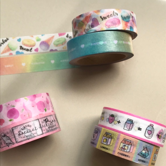 washi tape sample daiso jepang Shopee Indonesia