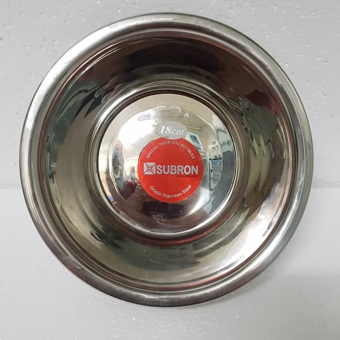 Subron Baskom Mixing Bowl Stainless 18 cm