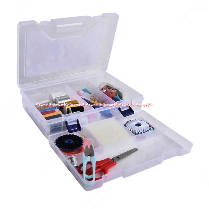 Arthome Sewing Kit 117pcs Alat Perlengkapan Jahit Menjahit Dengan Box Kotak Isi Gunting Benang Centi