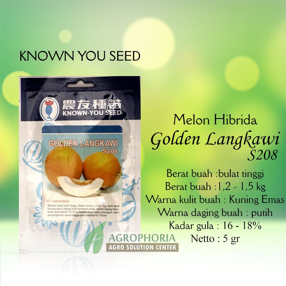 Benih Melon Golden Langkawi - Known You Seed Limited