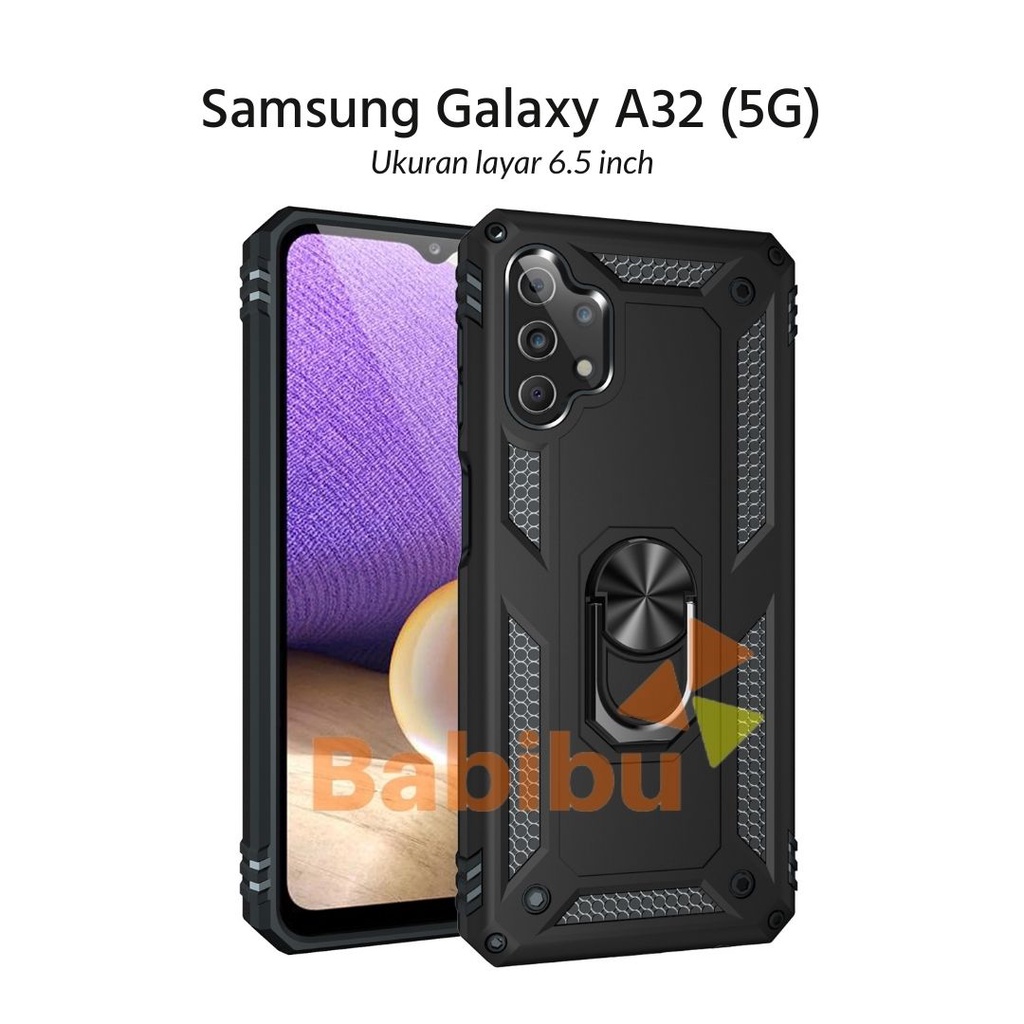 Hardcase Samsung Galaxy A32 5G Case Ring ARMOR Kickstand Hybrid