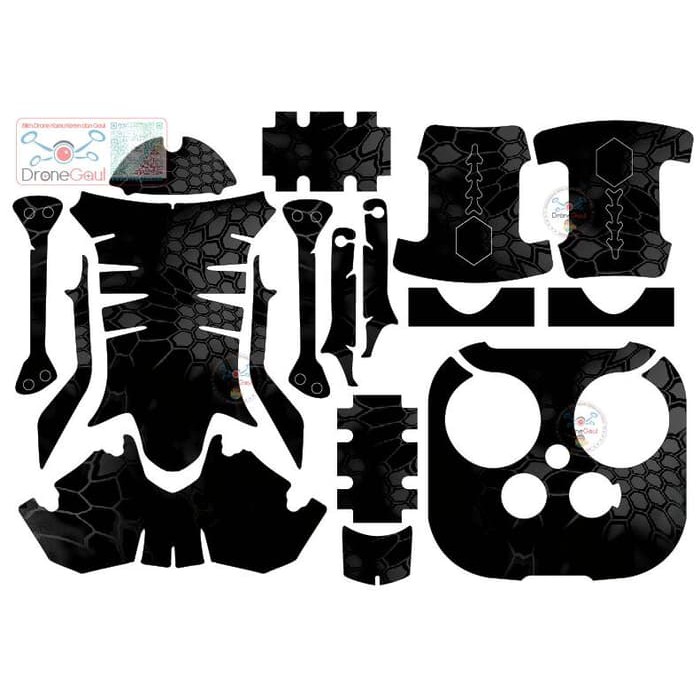Sticker Drone dji Inspire 1 Camuflage Black motif