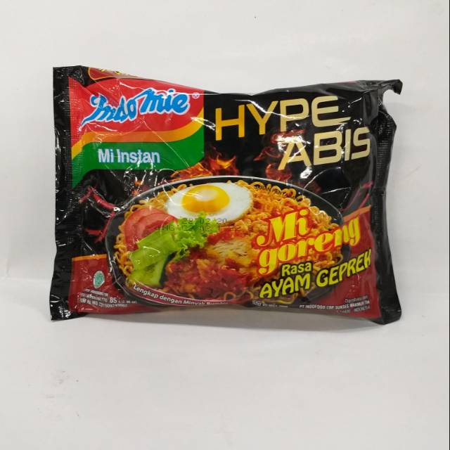 

Indomie mie goreng ayam geprek