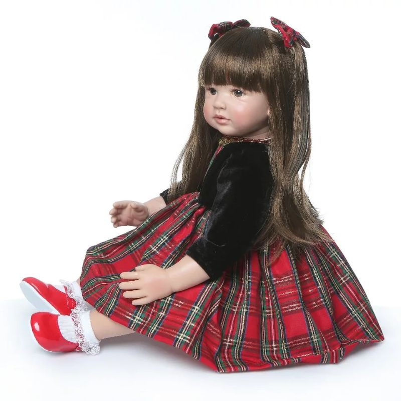 ⭐Reborn_dolls⭐60cm Silicone Reborn Baby Dolls Alive Realistic Boneca Bebes Lifelike Real Girl