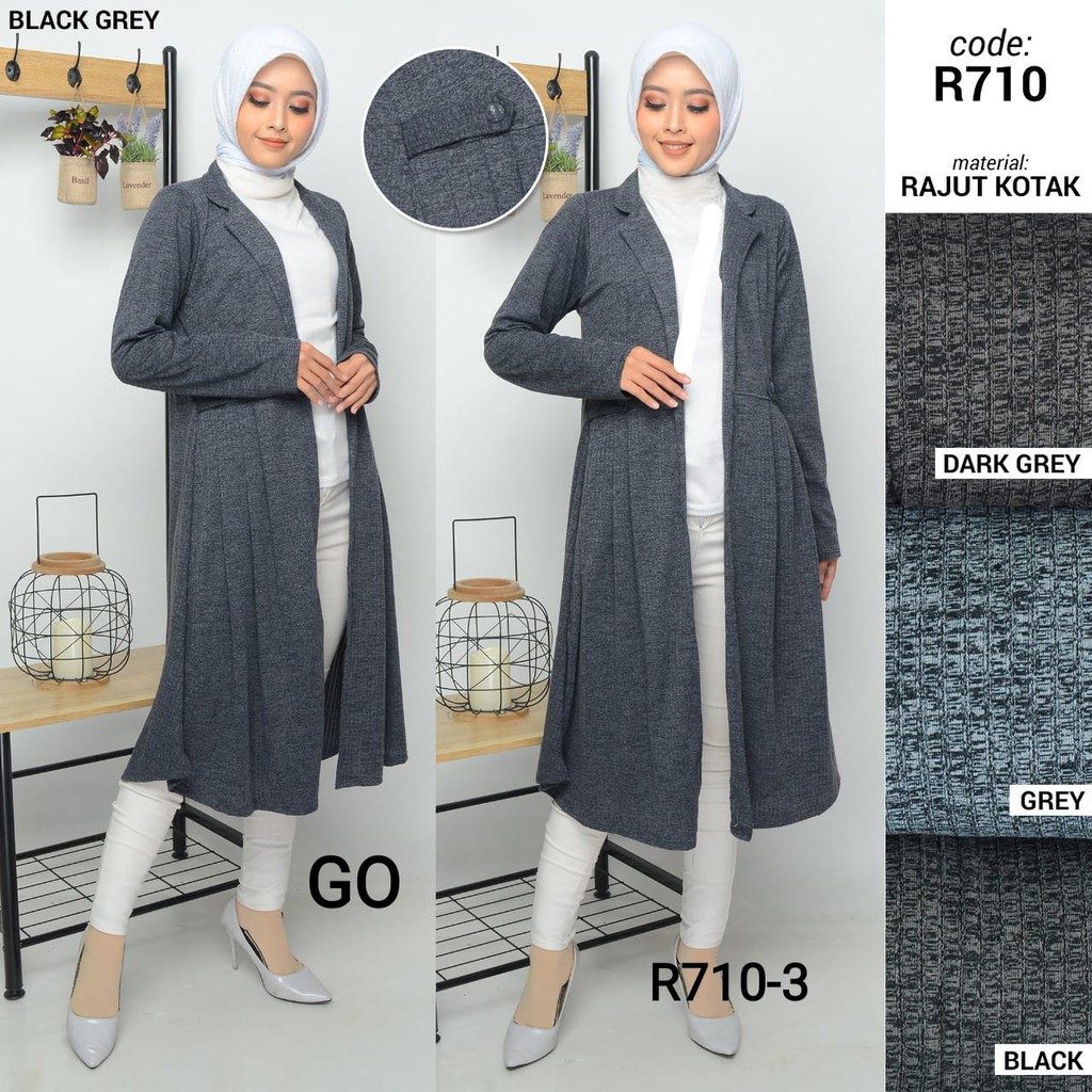 gof LINA CARDY Cardigan Wanita Murah Baju Outher Wanita Cardigan Lengan Panjang