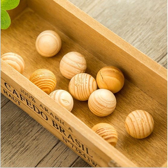 Bola kayu / MothBall Sandalwood Lemari Rumah Tangga Anti Serangga Tungau