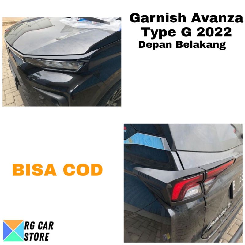 GARNISH AVANZA TYPE G 2022 DEPAN BELAKANG-GARNISH AVANZA 2022 TYPE G DEPAN BELAKANG