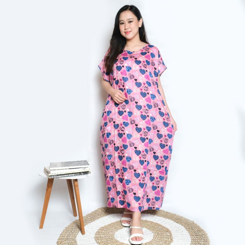 daster bali habel verell panjang semata kaki rayon premium baju tidur murah-K10
